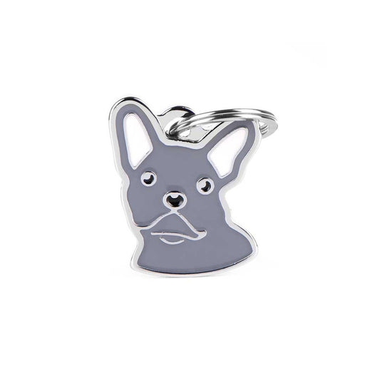 Médaille Bouledogue français gris