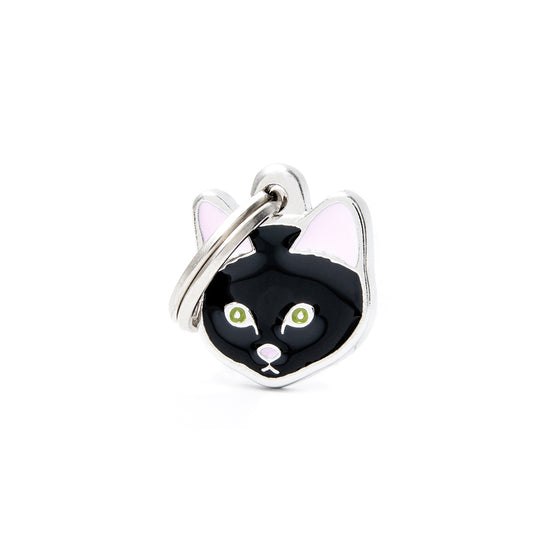 Médaille Chat européen à poil court noir