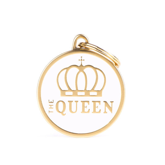 Médaille The Queen Charms or satiné - MyFamily