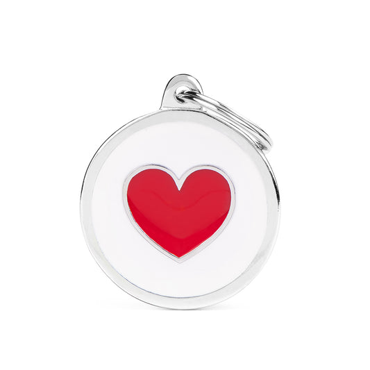 Médaille cercle coeur Charms - MyFamily