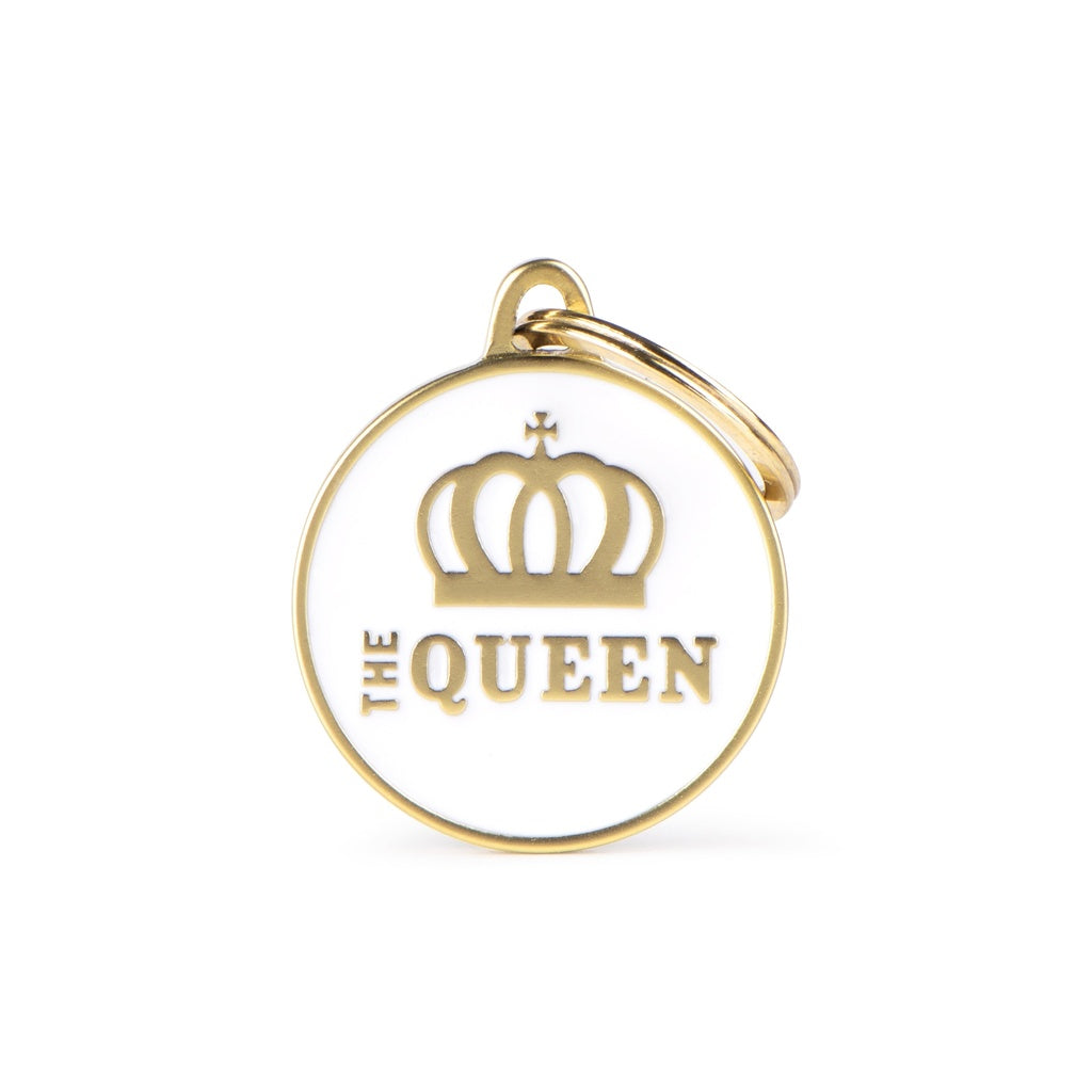 Médaille The Queen Charms or satiné - MyFamily