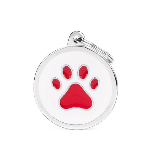Médaille cercle patte Charms - MyFamily