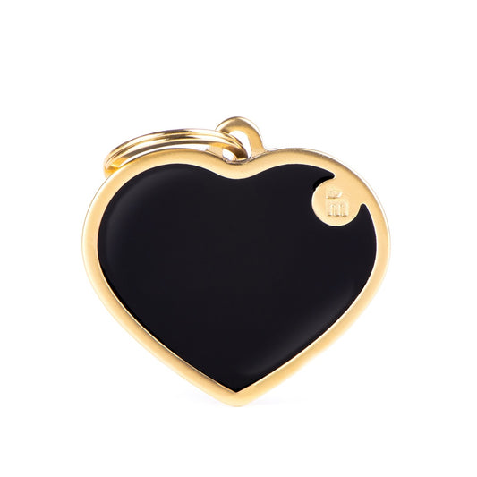 Médaille coeur Artisanal or satiné - MyFamily