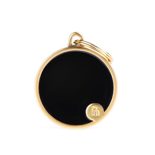 Médaille cercle Artisanal or satiné - MyFamily