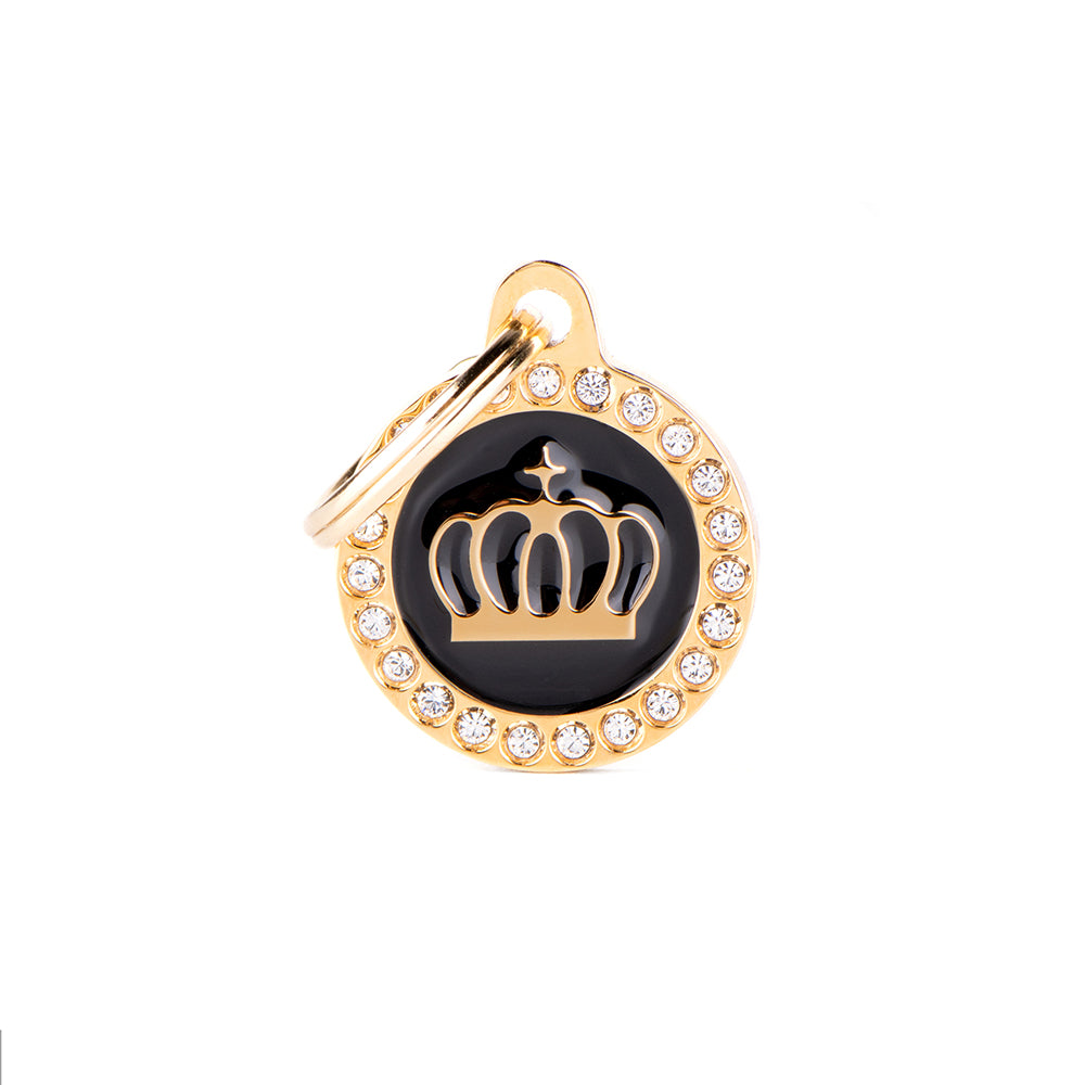 Médaille cercle couronne Glam - MyFamily