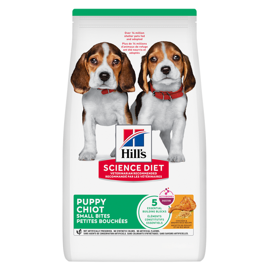 Chiot petites bouchées poulet et riz - nourriture sèche pour chien