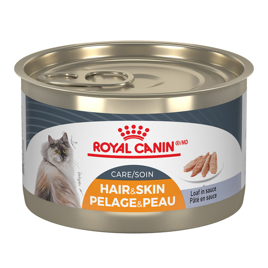 Soin pelage et peau pâté en sauce - nourriture humide pour chat 145 g