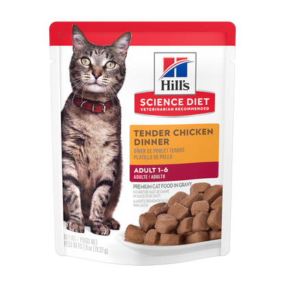Adulte souper de poulet tendre - nourriture humide pour chat