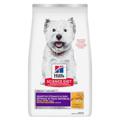 Estomac et peau sensibles adulte petites bouchées poulet - nourriture sèche pour chien