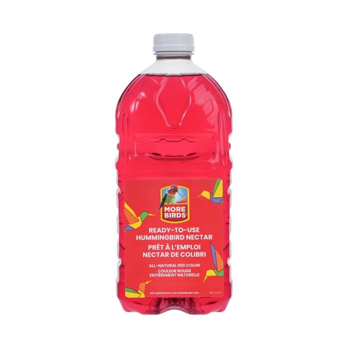Nectar rouge prêt à l'emploi pour colibris 1,89 l