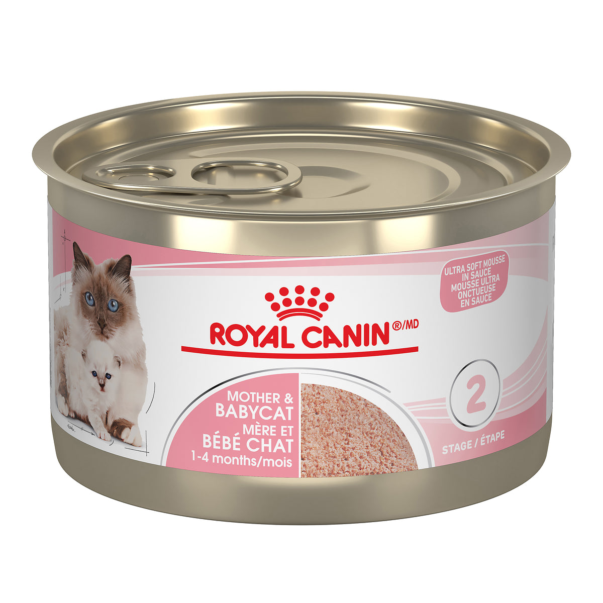 Mère et bébé chat mousse ultra tendre Royal Canin - nourriture humide pour chat