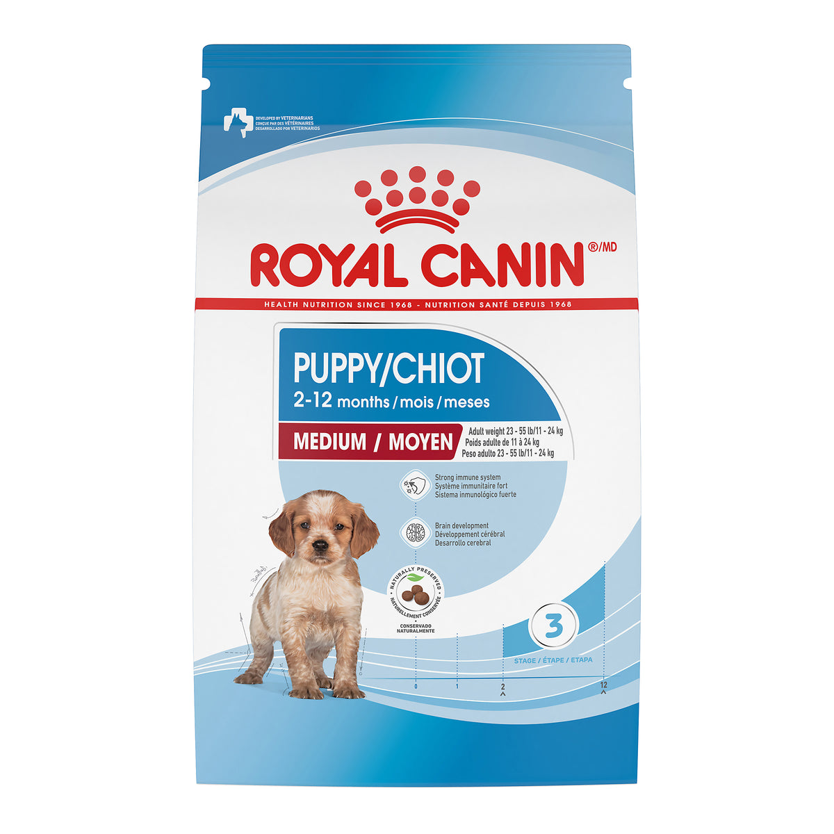 Moyen chiot - nourriture sèche pour chien