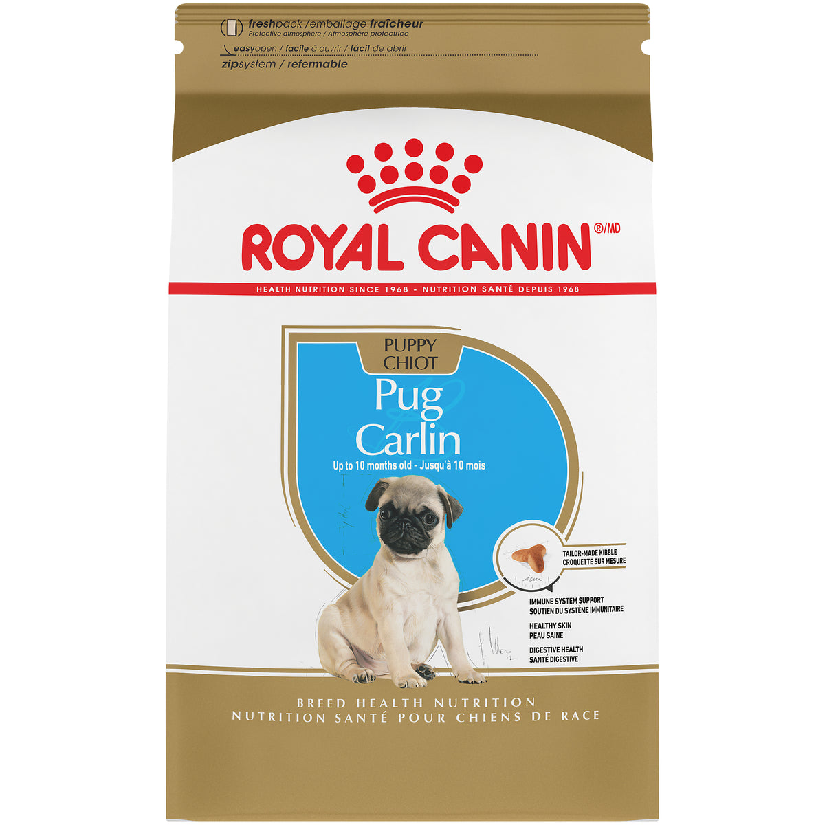 Carlin chiot - nourriture sèche pour chien 1,1 kg