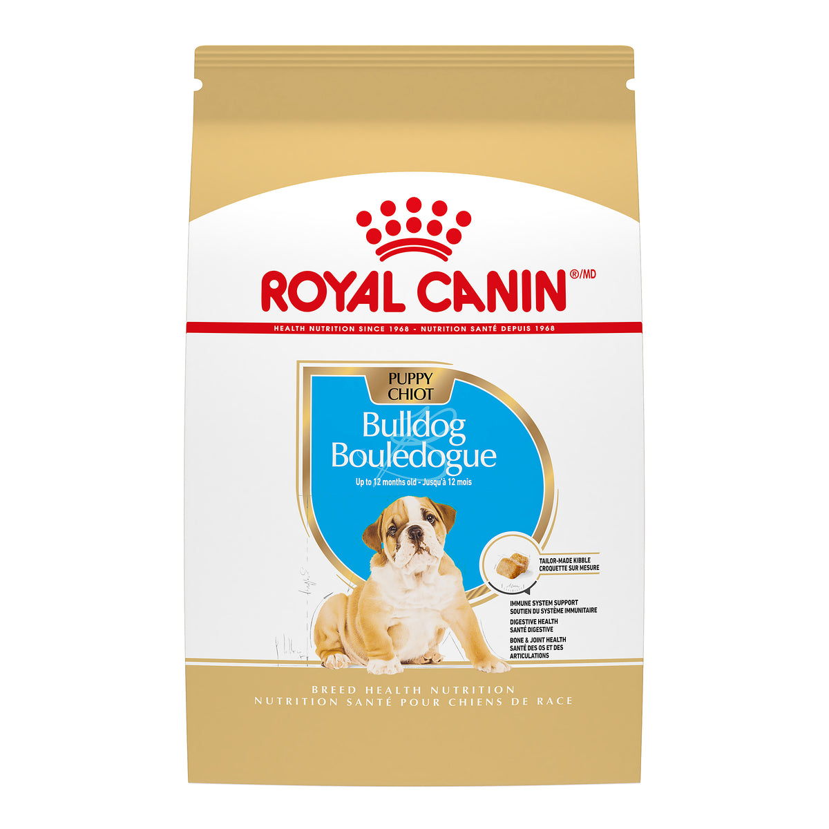 Bouledogue chiot - nourriture sèche pour chien 13,6 kg