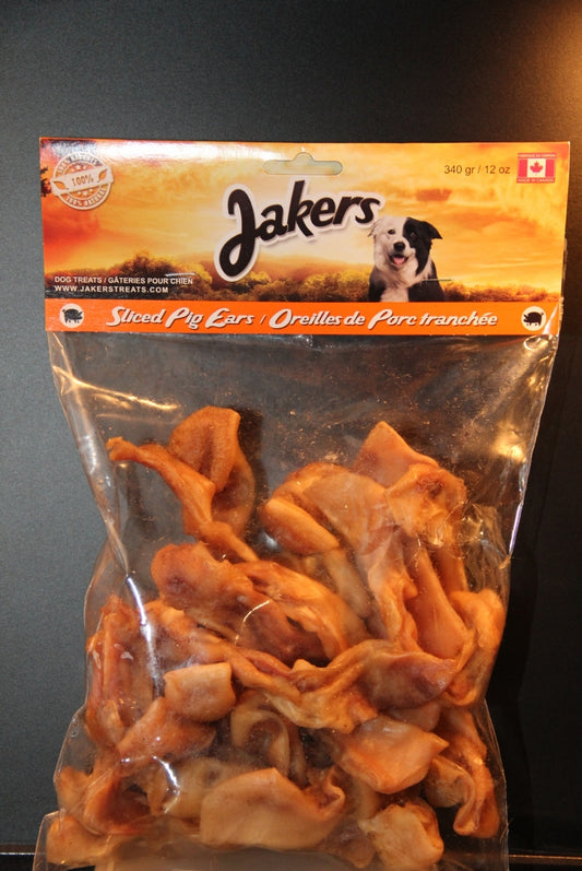 Oreilles de porc tranchées pour chien 340 g