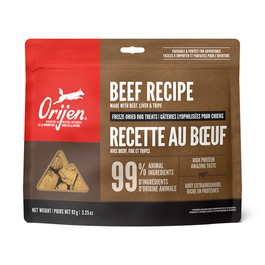 Gâteries lyophilisées au bœuf - gâteries pour chien 92 g