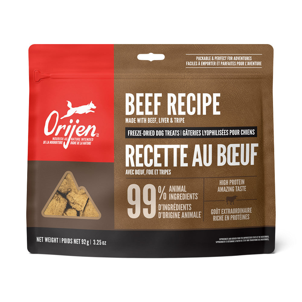 Gâteries lyophilisées au bœuf - gâteries pour chien 92 g