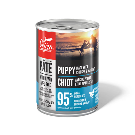 Pâté de volaille et de poisson pour chiot - nourriture humide pour chien 363 g