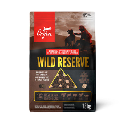 Wild Reserve bœuf et agneau d'élevage - nourriture sèche pour chien