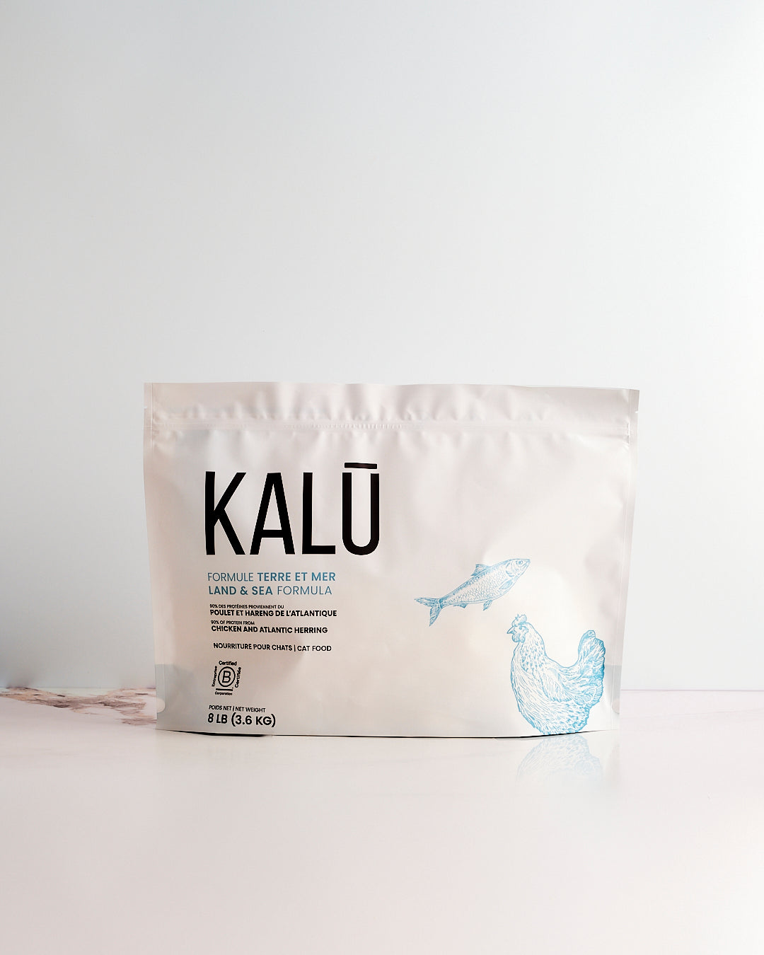 Formule Terre et mer poulet et hareng de l'Atlantique pour chat Kalu