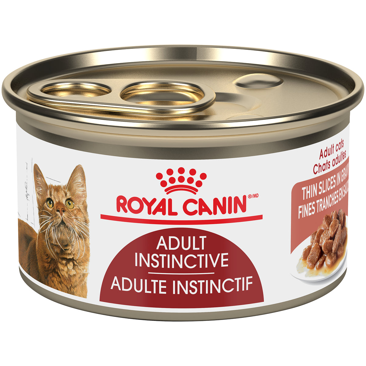 Adulte instinctif fines tranches en sauce - nourriture humide pour chat 85 g