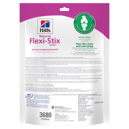 Gâteries naturelles pour chiens Flexi-Stix Jerky avec de la vraie dinde 201 g