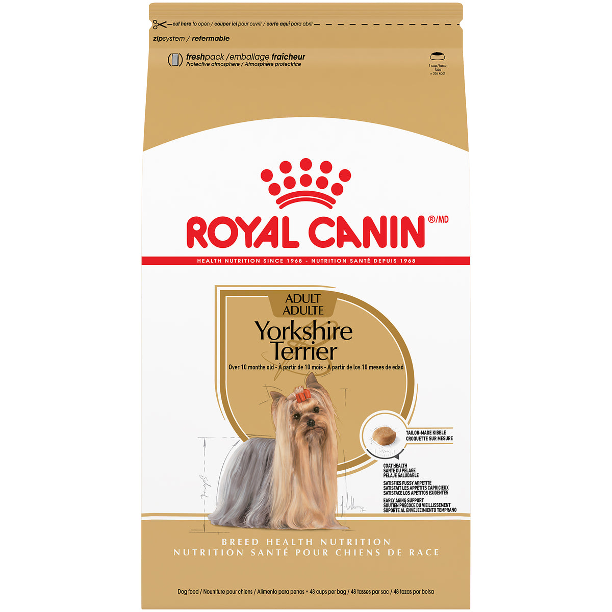 Yorkshire Terrier adulte - nourriture sèche pour chien
