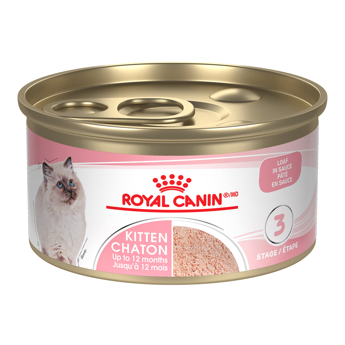 Chaton pâté en sauce - nourriture humide pour chat
