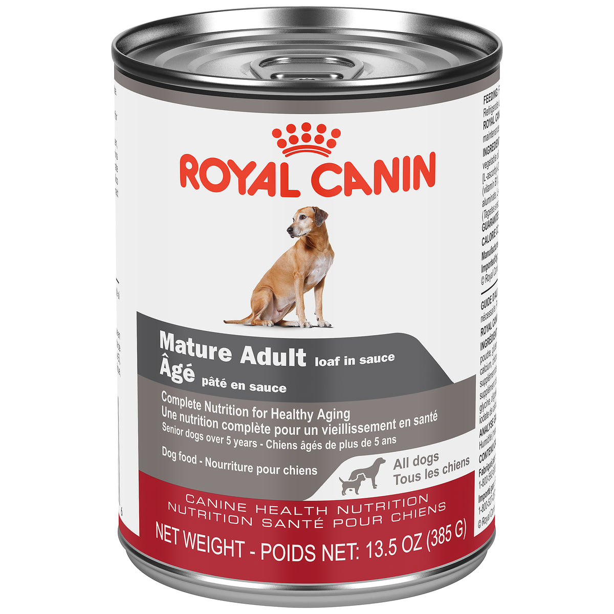 Âgé tous chiens pâté en sauce - nourriture humide pour chien 385 g