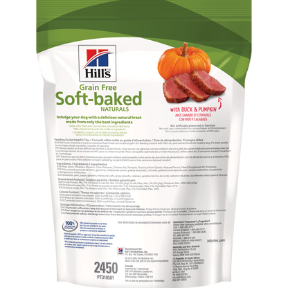 Gâteries pour chiens Soft-Baked Naturals sans grains avec canard et citrouille 227 g
