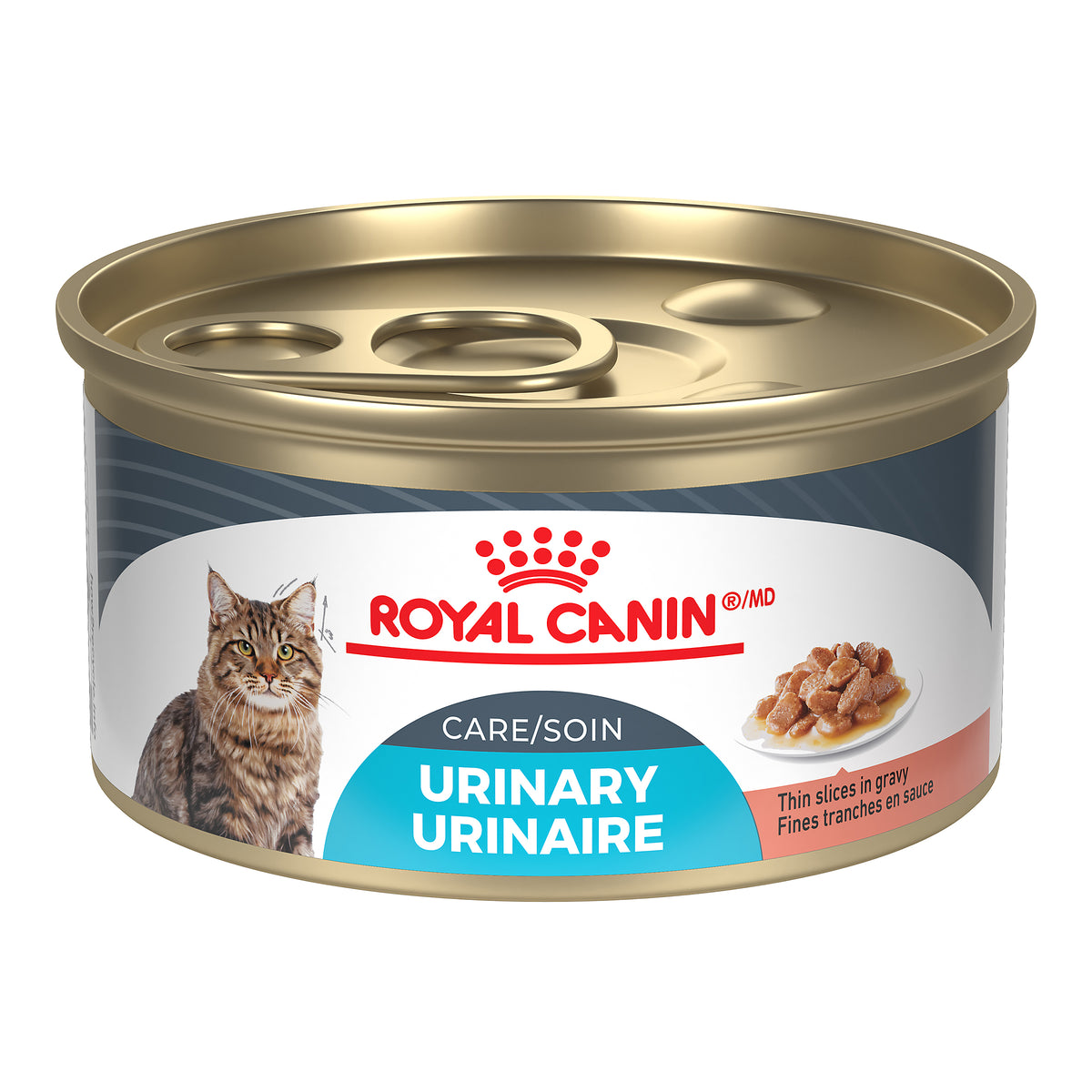 Soin urinaire fines tranches en sauce - nourriture humide pour chat