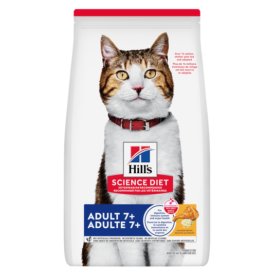 Sénior 7+ poulet - nourriture sèche pour chat