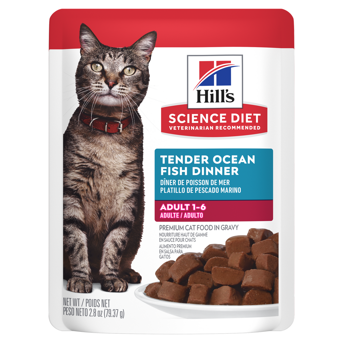 Adulte souper de poisson de l'océan tendre - nourriture humide pour chat