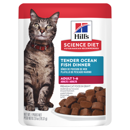 Adulte souper de poisson de l'océan tendre - nourriture humide pour chat