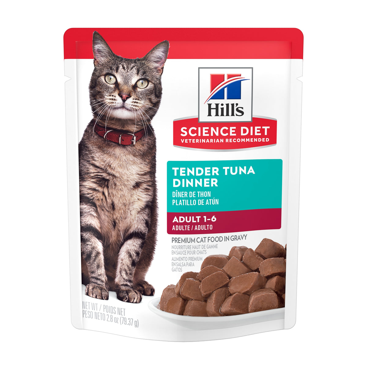 Adulte souper de thon tendre - nourriture humide pour chat