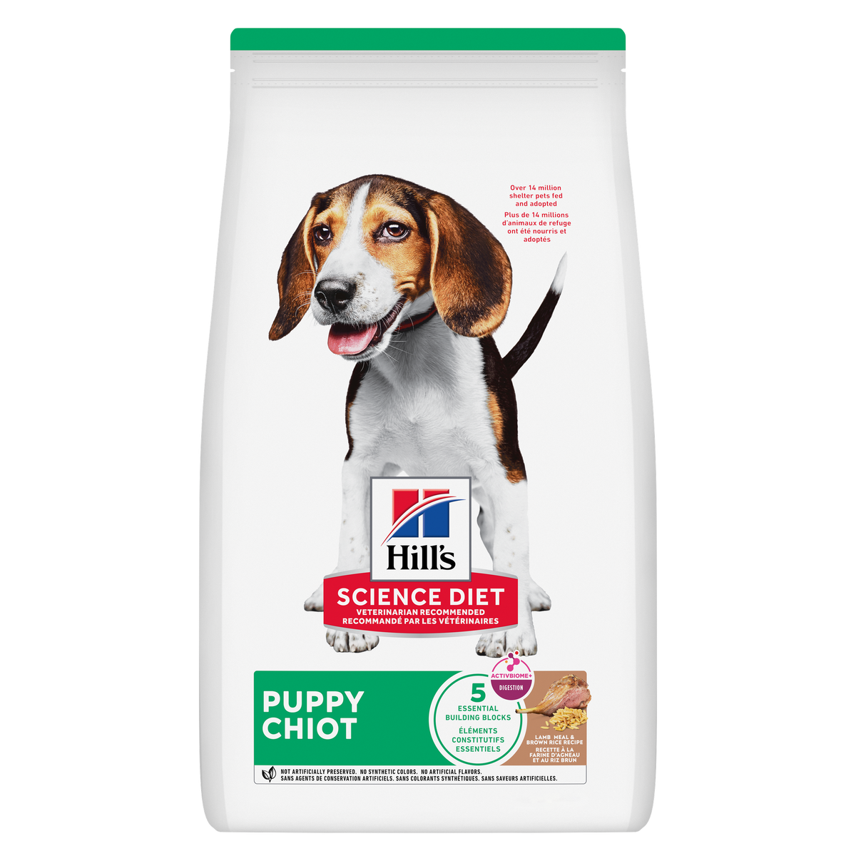Chiot agneau et riz - nourriture sèche pour chien