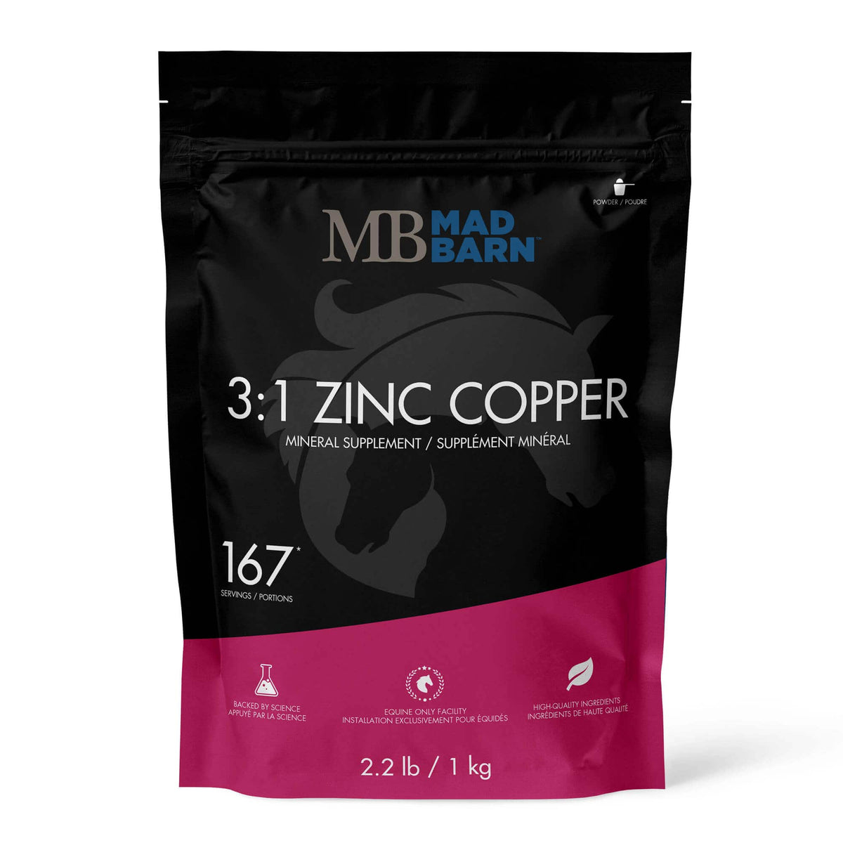 Mélange zinc et cuivre (ratio 3:1) 1 kg